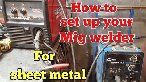 mig welding sheet metal youtube|welding 14 gauge sheet metal.